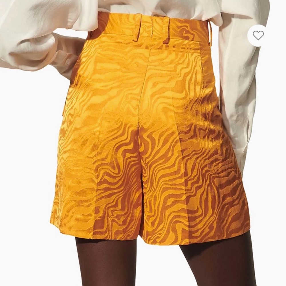 Sandro Orsino Wide Jacquard Shorts Size 1/36 - Picture 2 of 13